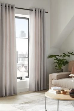 Next Heavyweight Woven Twill Eyelet Curtains -Louis De Poortere Shop C16225s3