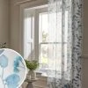 Next Isla Floral Printed Voile Sheer Panel Curtain -Louis De Poortere Shop C24379s