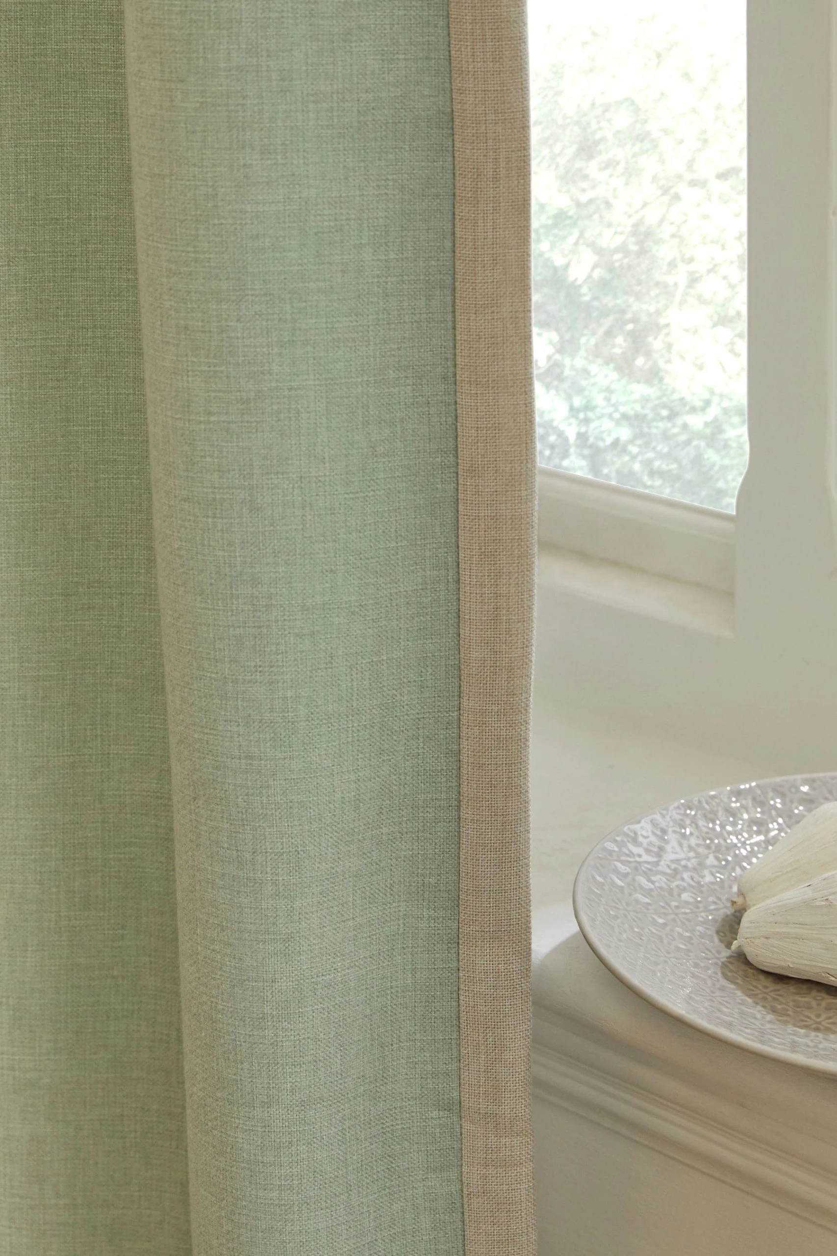 Dalby Contrast Edge Eyelet Curtains Next Dalby Contrast Edge Eyelet Curtains -Louis De Poortere Shop C25826s3 scaled