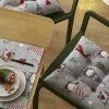 Catherine Lansfield Set Of 2 Christmas Gnomes Cotton Seat Pads -Louis De Poortere Shop C26901s
