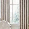 Catherine Lansfield Meadowsweet Floral Jacquard Eyelet Lined Curtains -Louis De Poortere Shop C27086s