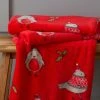 Catherine Lansfield Christmas Robins Warm And Cosy Fleece Throw -Louis De Poortere Shop C34164s