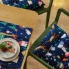 Catherine Lansfield Set Of 2 Santa's Christmas Wonderland Cotton Seat Pads -Louis De Poortere Shop C35700s