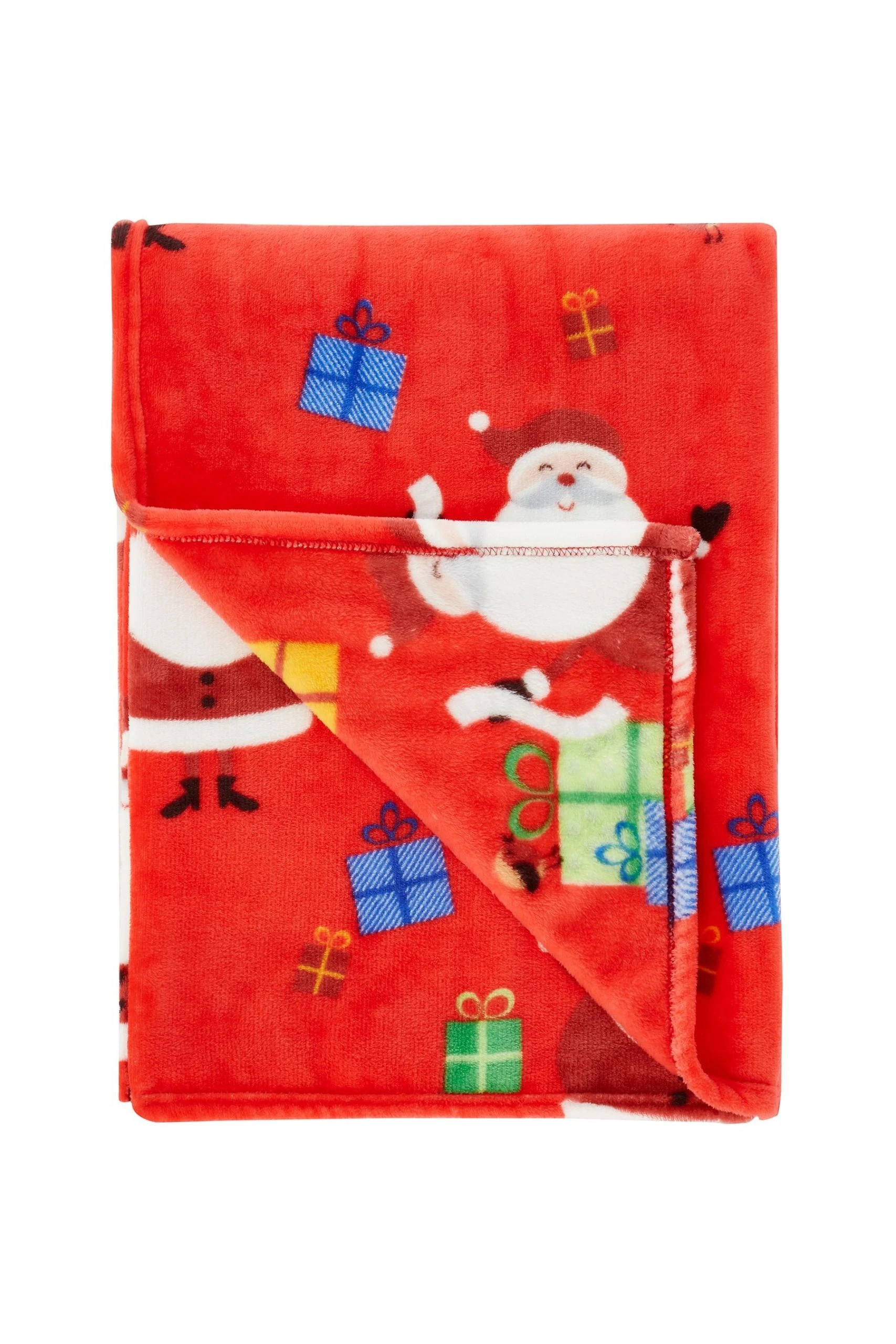 Catherine Lansfield Santa's Christmas Presents Warm And Cosy Fleece Throw 6 Catherine Lansfield Santa's Christmas Presents Warm And Cosy Fleece Throw - Image 4