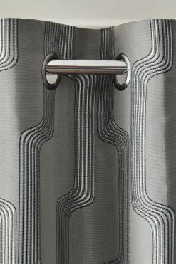 Next Chic Geometric Jacquard Eyelet Curtains -Louis De Poortere Shop C46209s5