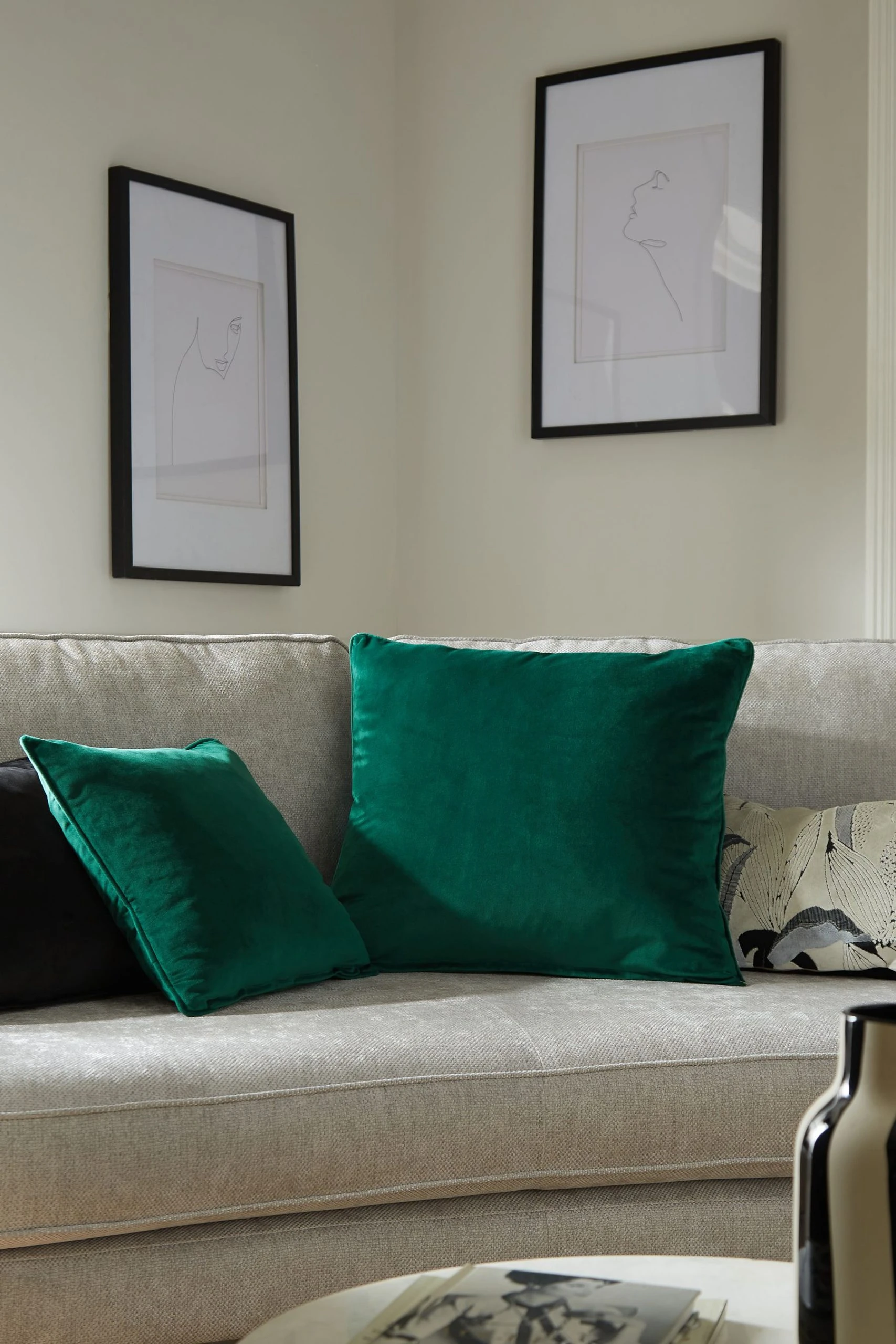 Next Matte Velvet Cushion 4 Next Matte Velvet Cushion - Image 2