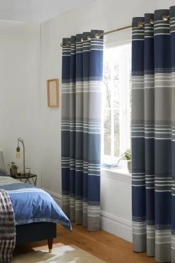 Next Stripe Eyelet Blackout Curtains 14 Next Stripe Eyelet Blackout Curtains -Louis De Poortere Shop C60780s6