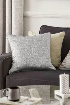 Next Luxe Contrast Edge Cushion