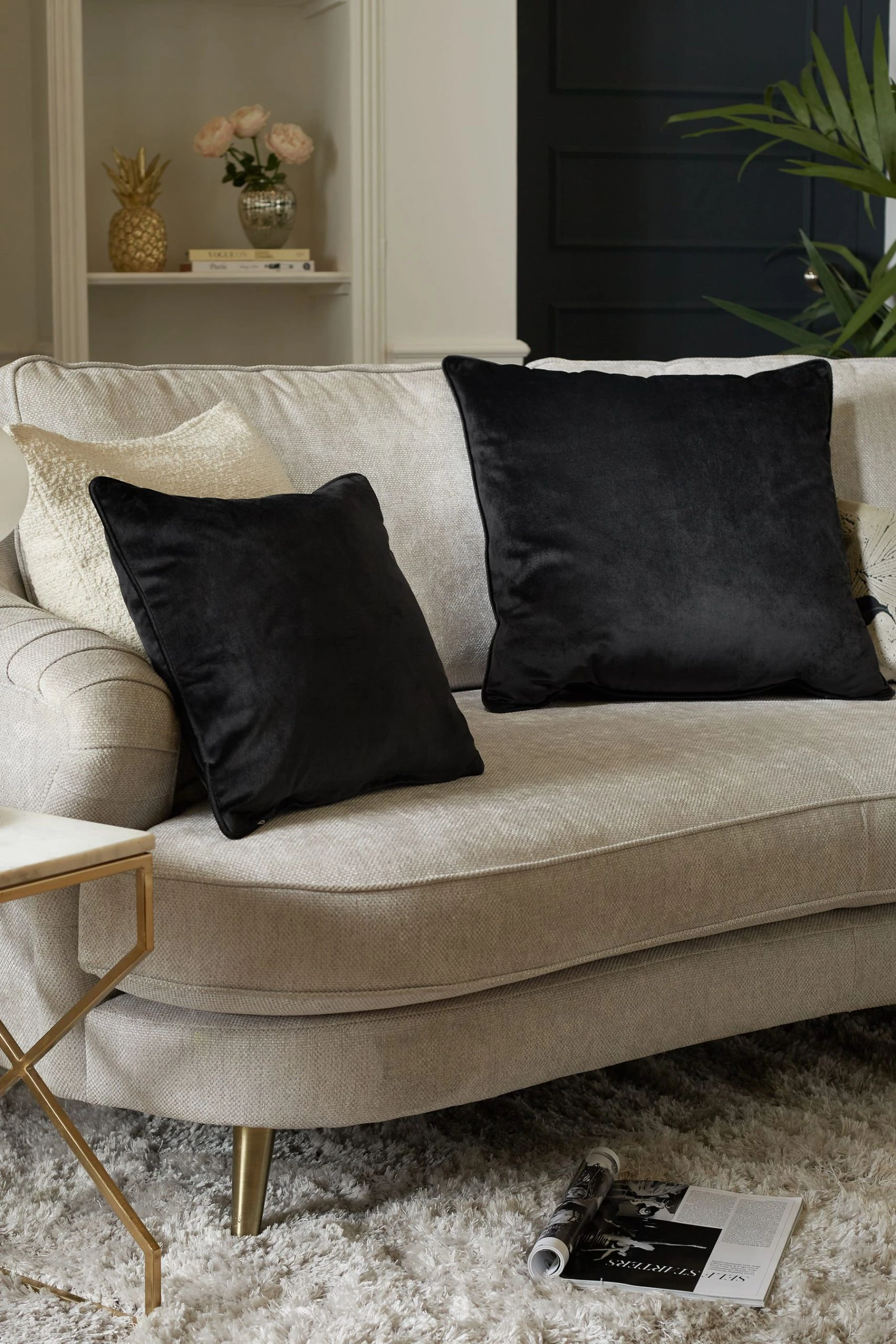 Next Matte Velvet Cushion 4 Next Matte Velvet Cushion - Image 2