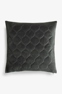 Next Velvet Ogee Cushion -Louis De Poortere Shop C66 179s4