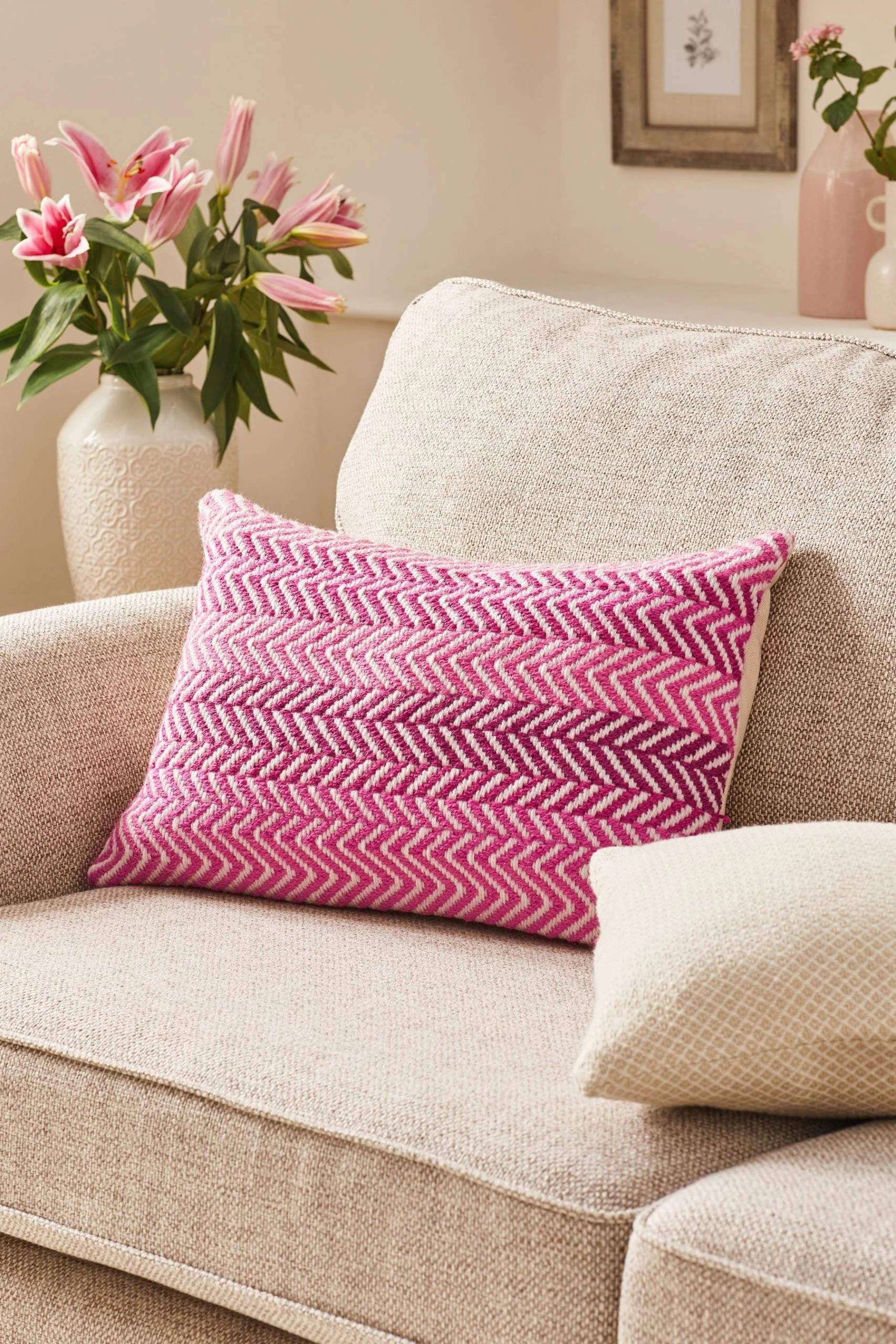 Textured Stripe Cushion Next Textured Stripe Cushion -Louis De Poortere Shop C71319s scaled