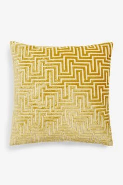 Next Cut Velvet Maze Geo Cushion -Louis De Poortere Shop C72853s3