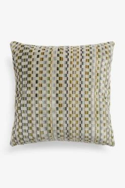 Next Cut Velvet Multi Stripe Cushion -Louis De Poortere Shop C73 653s4