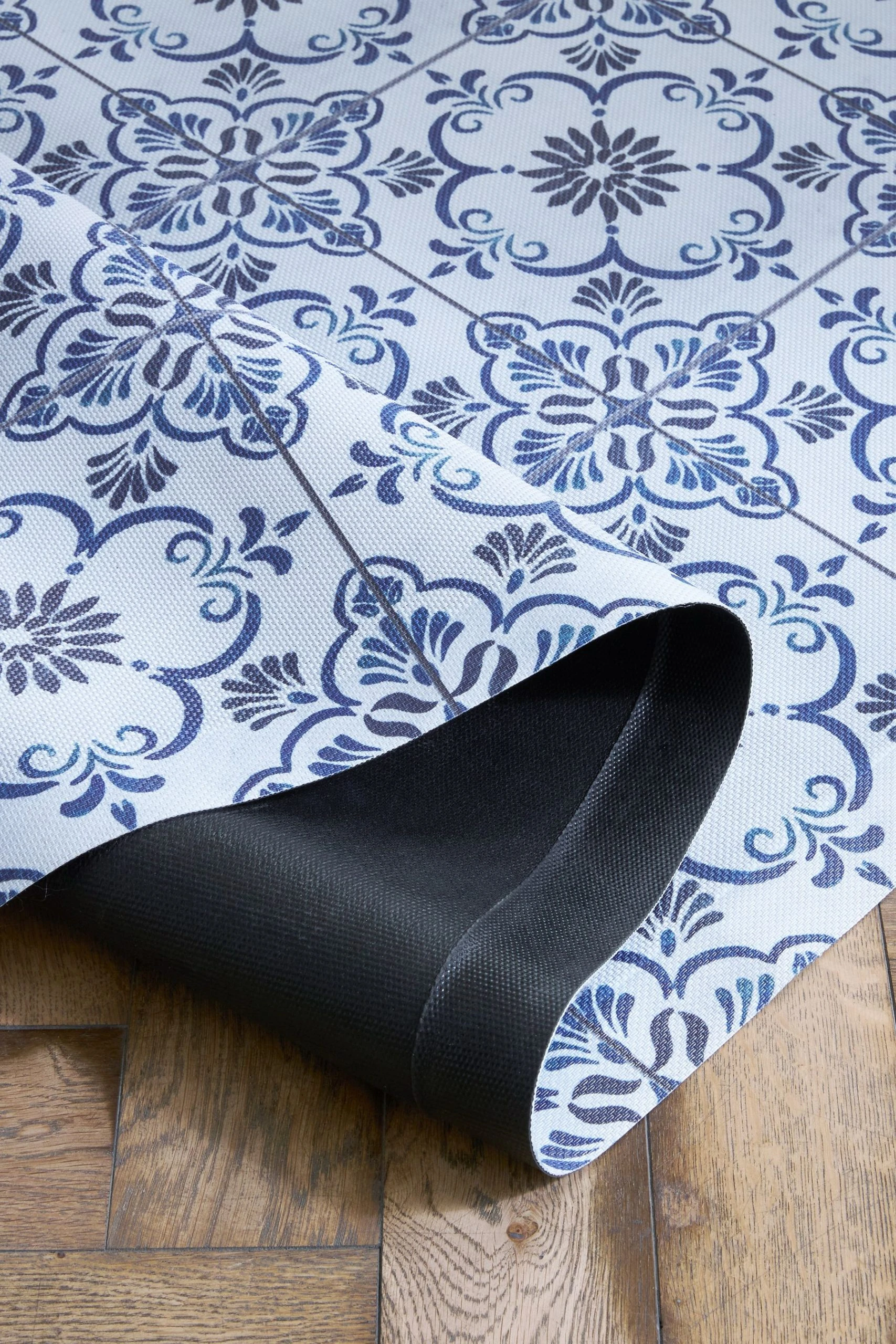 Next Vinyl Tile Pattern Jamila Outdoor/Indoor Runner 8 Next Vinyl Tile Pattern Jamila Outdoor/Indoor Runner - Image 6