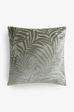 Next Cut Velvet Palm Leaf Cushion -Louis De Poortere Shop C88398s3