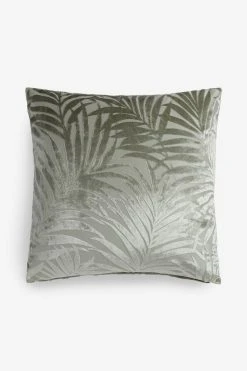 Next Cut Velvet Palm Leaf Cushion -Louis De Poortere Shop C88398s5