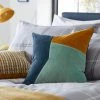 Next Velvet Retro Colourblock Cushion 1 Next Velvet Retro Colourblock Cushion -Louis De Poortere Shop C91 767s