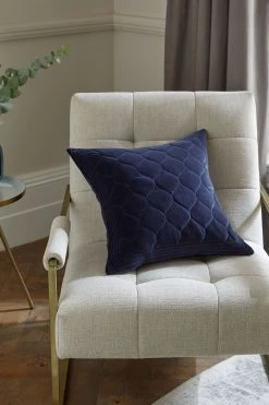 Next Velvet Ogee Cushion