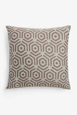 Next Textured Hoxton Large Geometric Cushion -Louis De Poortere Shop D01 978s3