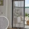 Next Linen Look Voile Slot Top Sheer Panel Curtain -Louis De Poortere Shop D04380s