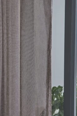 Next Linen Look Voile Slot Top Sheer Panel Curtain -Louis De Poortere Shop D04380s3