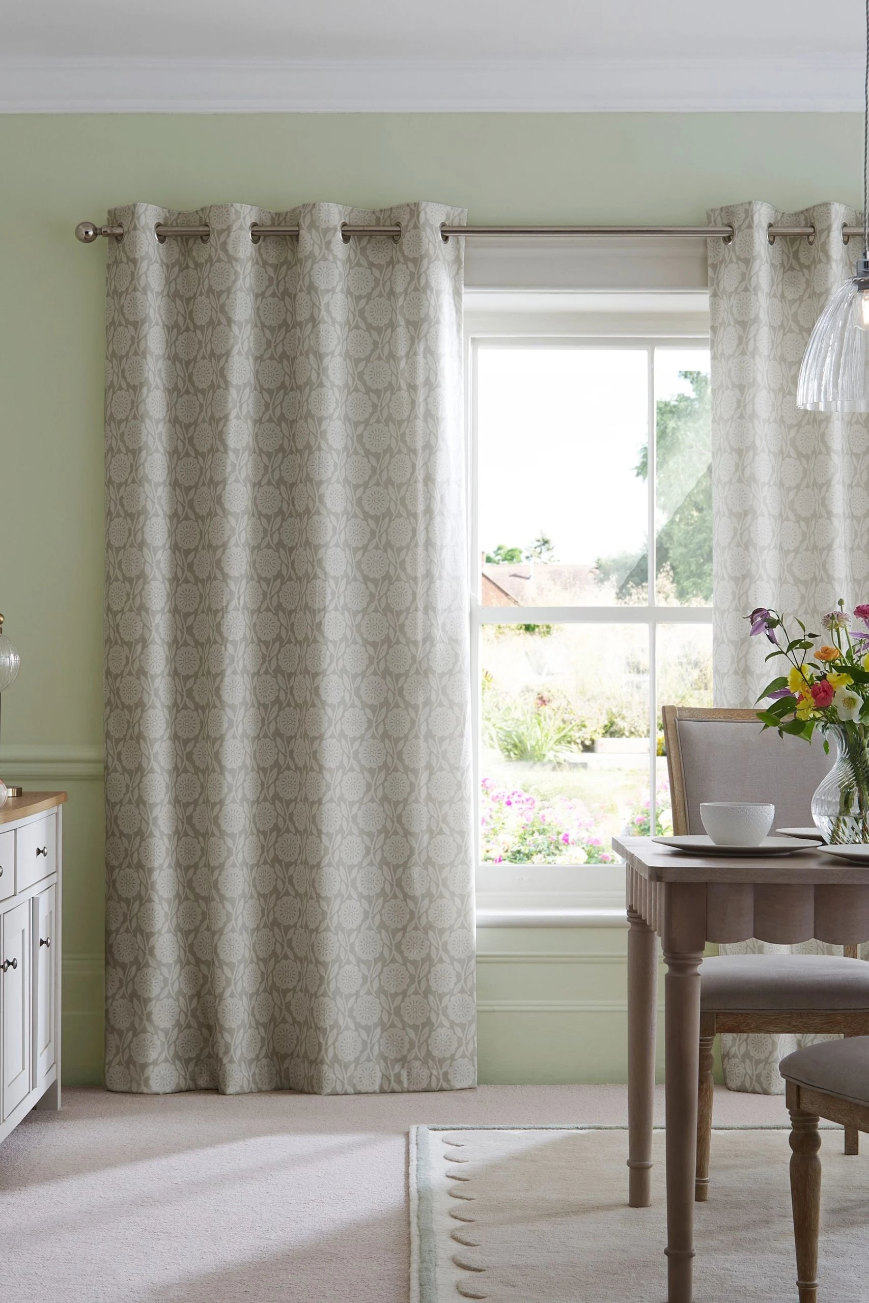 Medley Floral Eyelet Curtains Next Medley Floral Eyelet Curtains -Louis De Poortere Shop D04386s5 scaled