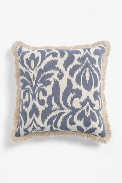 Next Floral Damask Fringe Cushion -Louis De Poortere Shop D08 657s2