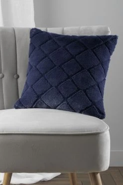Catherine Lansfield Cosy Diamond Cushion