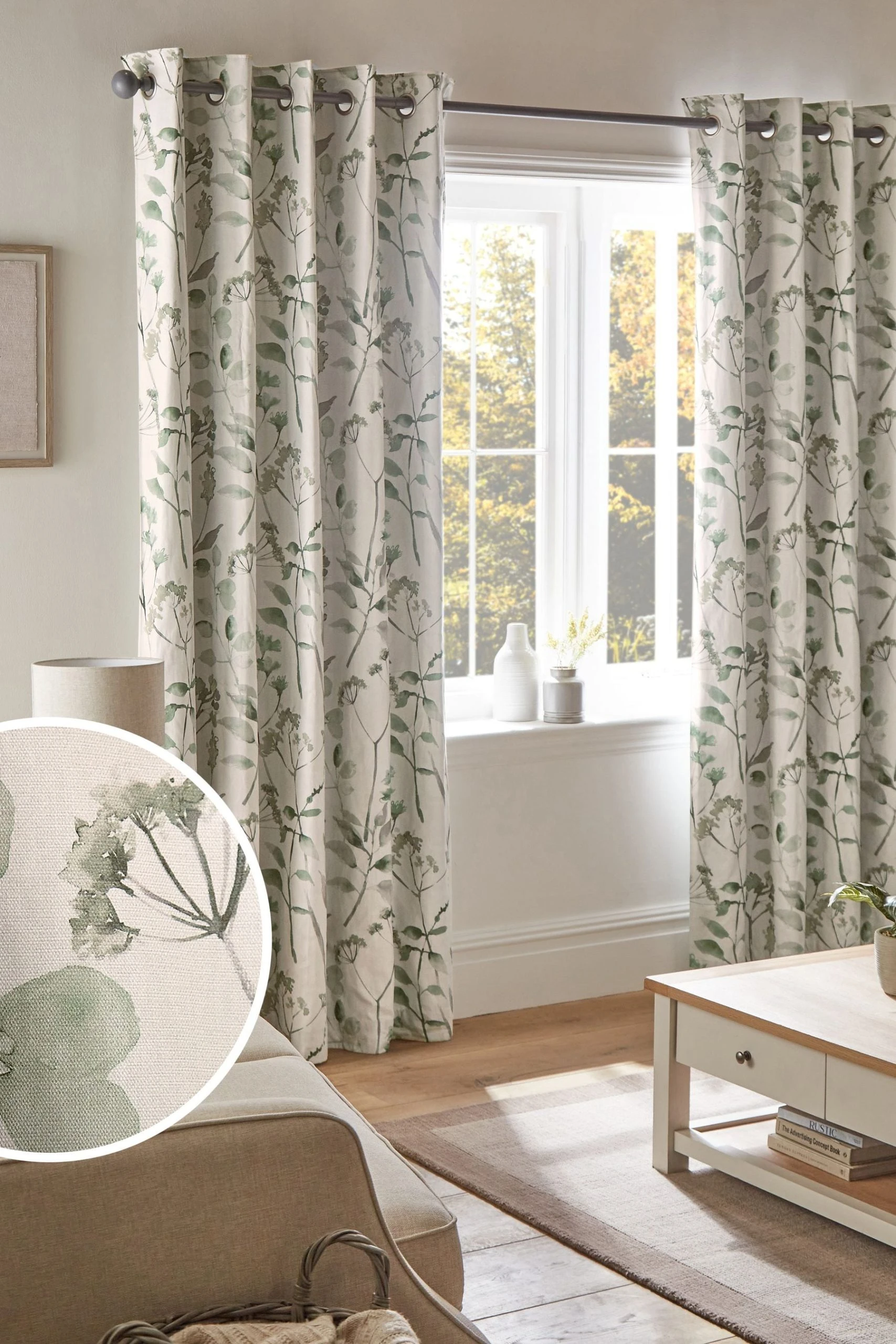Isla Floral Print Curtains Next Isla Floral Print Curtains -Louis De Poortere Shop D41688s scaled