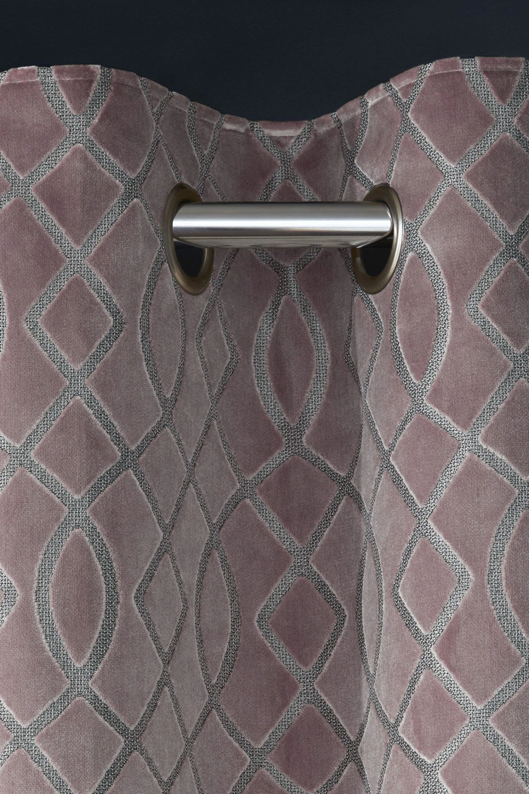 Next Collection Luxe Heavyweight Maeve Damask Velvet Curtains 5 Next Collection Luxe Heavyweight Maeve Damask Velvet Curtains - Image 3