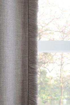 Next Textured Fringe Eyelet Blackout/Thermal Curtains