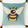Fat Face FatFace Green Bee Cushion 1 Fat Face FatFace Green Bee Cushion -Louis De Poortere Shop D65 701s