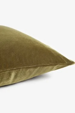 Next Collection Luxe Large Plush Velvet Cushion -Louis De Poortere Shop D88344s4