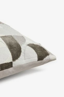 Next Cut Velvet Circle Geo Square Cushion 9 Next Cut Velvet Circle Geo Square Cushion -Louis De Poortere Shop D90437s4