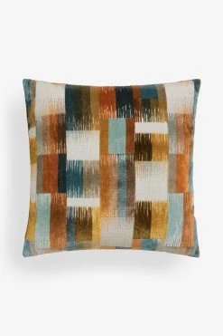 Next Cut Velvet Retro Etch Cushion 3 Next Cut Velvet Retro Etch Cushion -Louis De Poortere Shop D90438s2