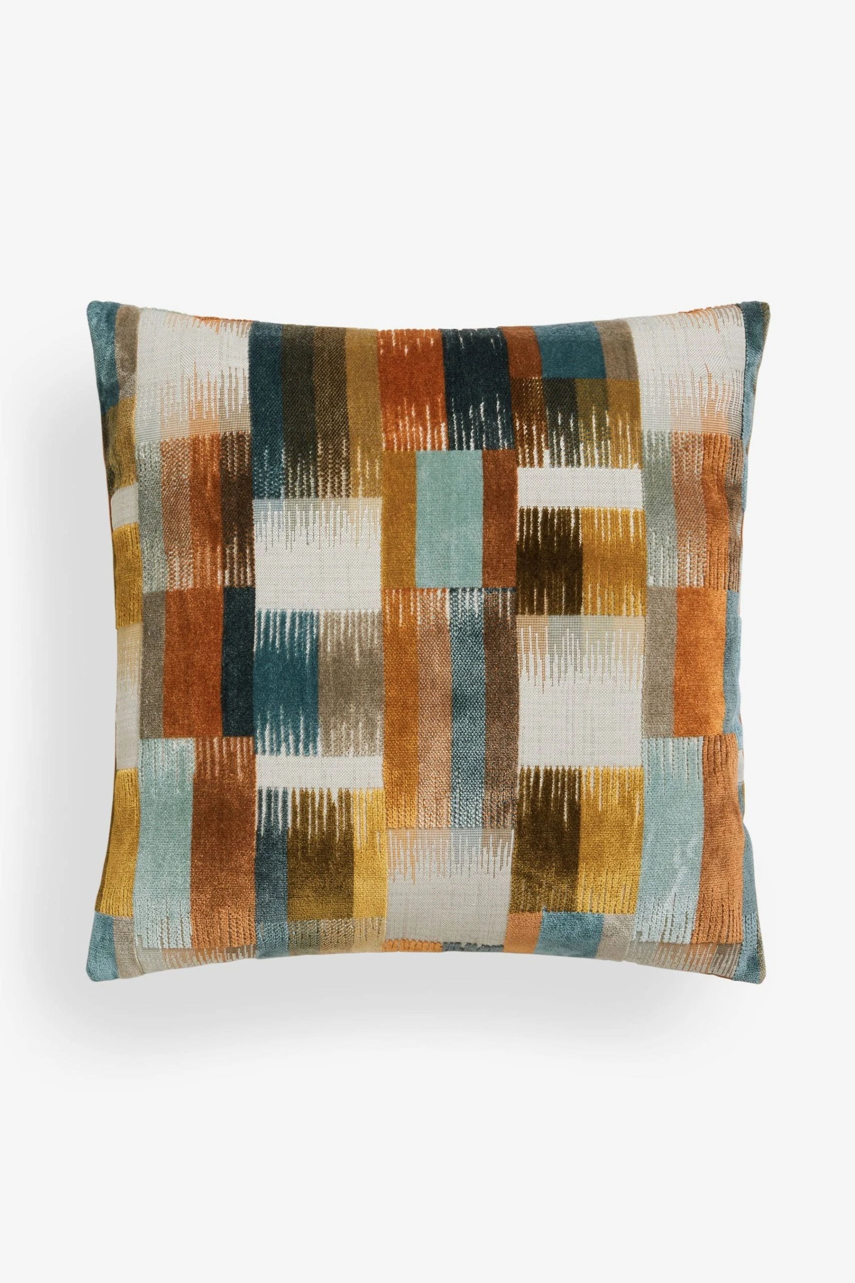 Cut Velvet Retro Etch Cushion Next Cut Velvet Retro Etch Cushion -Louis De Poortere Shop D90438s2 scaled