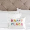 Next Natural White Happy Place Embroidered Oblong Cushion 2 Next Natural White Happy Place Embroidered Oblong Cushion -Louis De Poortere Shop M41 442s