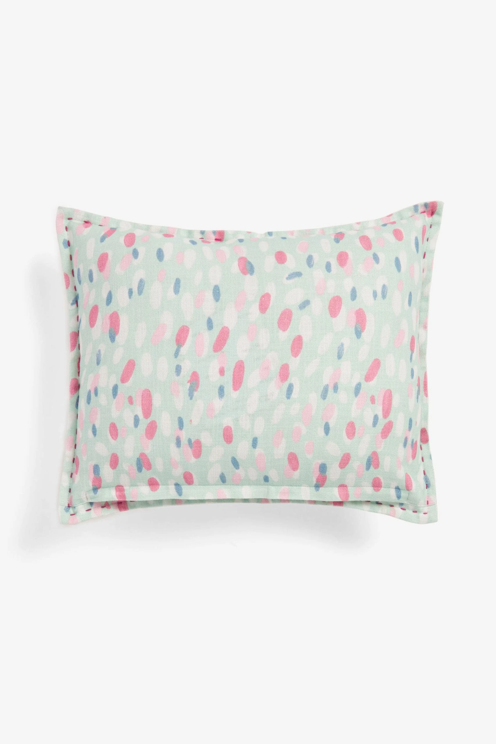 Next Natural White Happy Place Embroidered Oblong Cushion 7 Next Natural White Happy Place Embroidered Oblong Cushion - Image 5