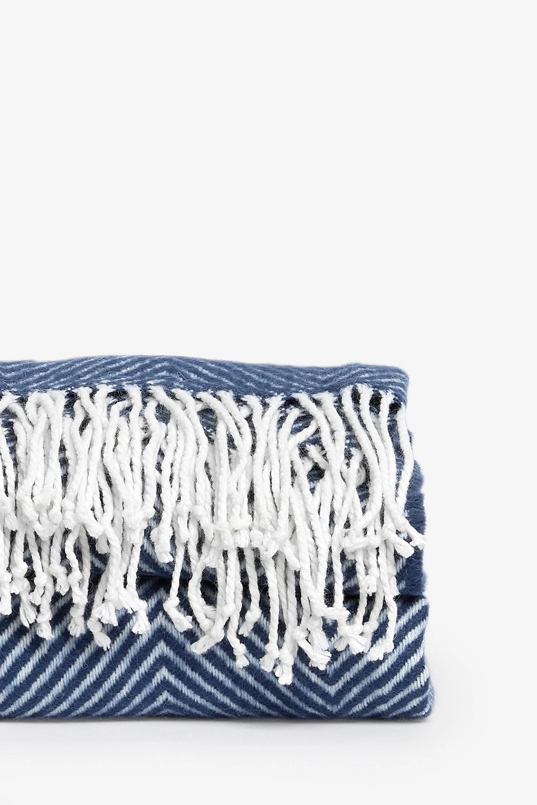 Next Herringbone Throw Blanket 5 Next Herringbone Throw Blanket - Image 3