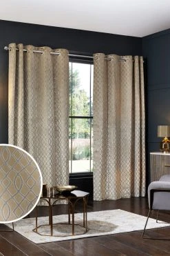 Next Collection Luxe Heavyweight Maeve Damask Velvet Curtains
