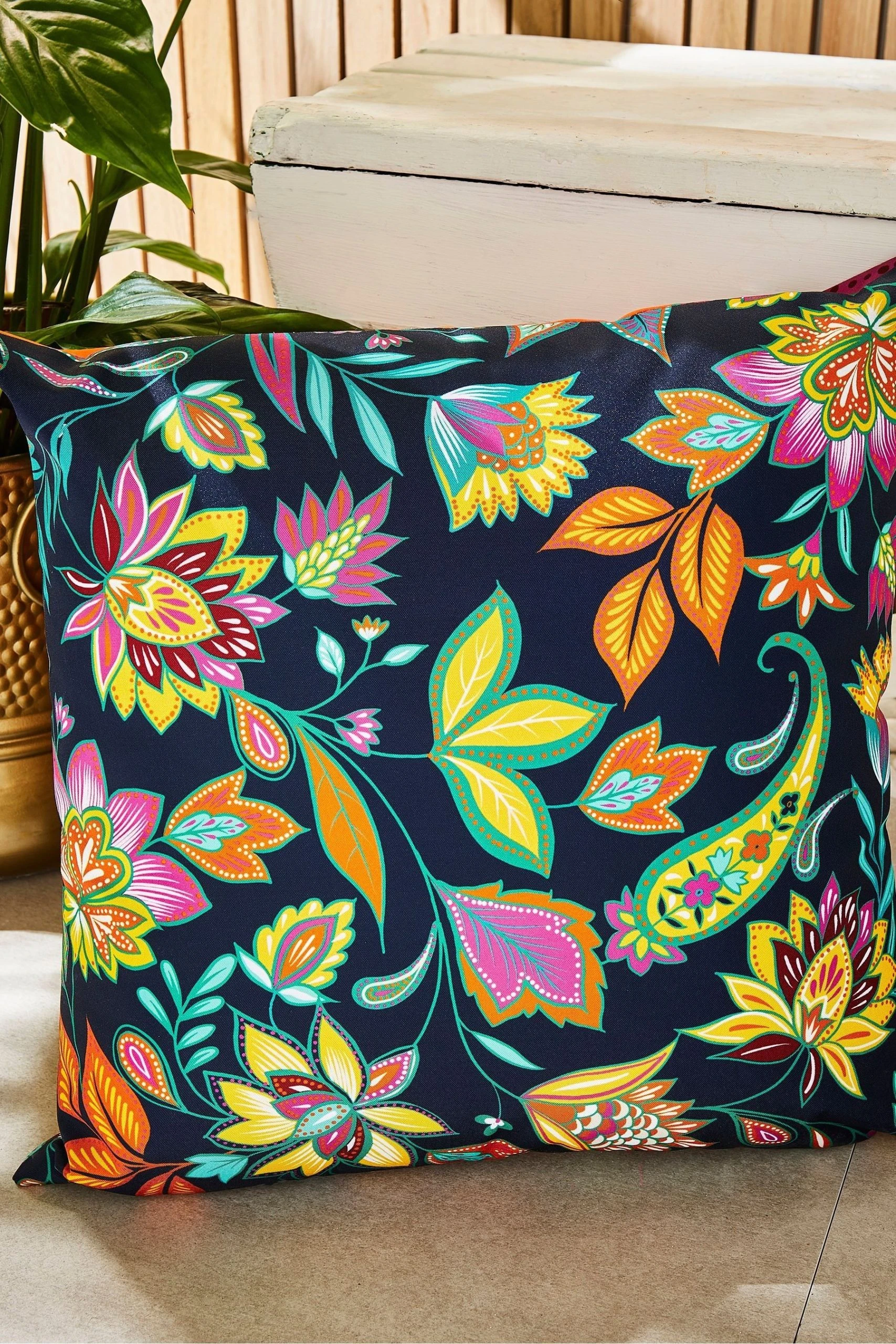 Joe Browns Remarkable Reversible Floral Outdoor Cushion 3 Joe Browns Remarkable Reversible Floral Outdoor Cushion