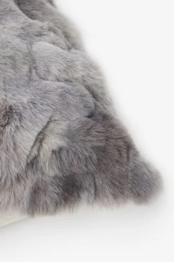 Next Faux Fur Ruched Cushion 8 Next Faux Fur Ruched Cushion -Louis De Poortere Shop T03058s2