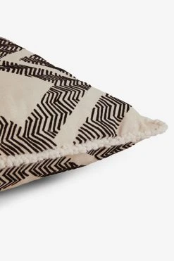 Next Mono Flock Aztec Geo Large Cushion -Louis De Poortere Shop T07 299s3