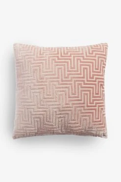 Next Cut Velvet Maze Geo Cushion -Louis De Poortere Shop T07 301s3