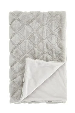 Catherine Lansfield Cosy Diamond So Soft Throw -Louis De Poortere Shop T09976s5