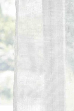 Catherine Lansfield Diamanté Sparkle Voile Tab Top Sheer Panel Curtains -Louis De Poortere Shop T18741s3