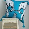 Pineapple Elephant Tembo Tassel Cushion -Louis De Poortere Shop T22027s