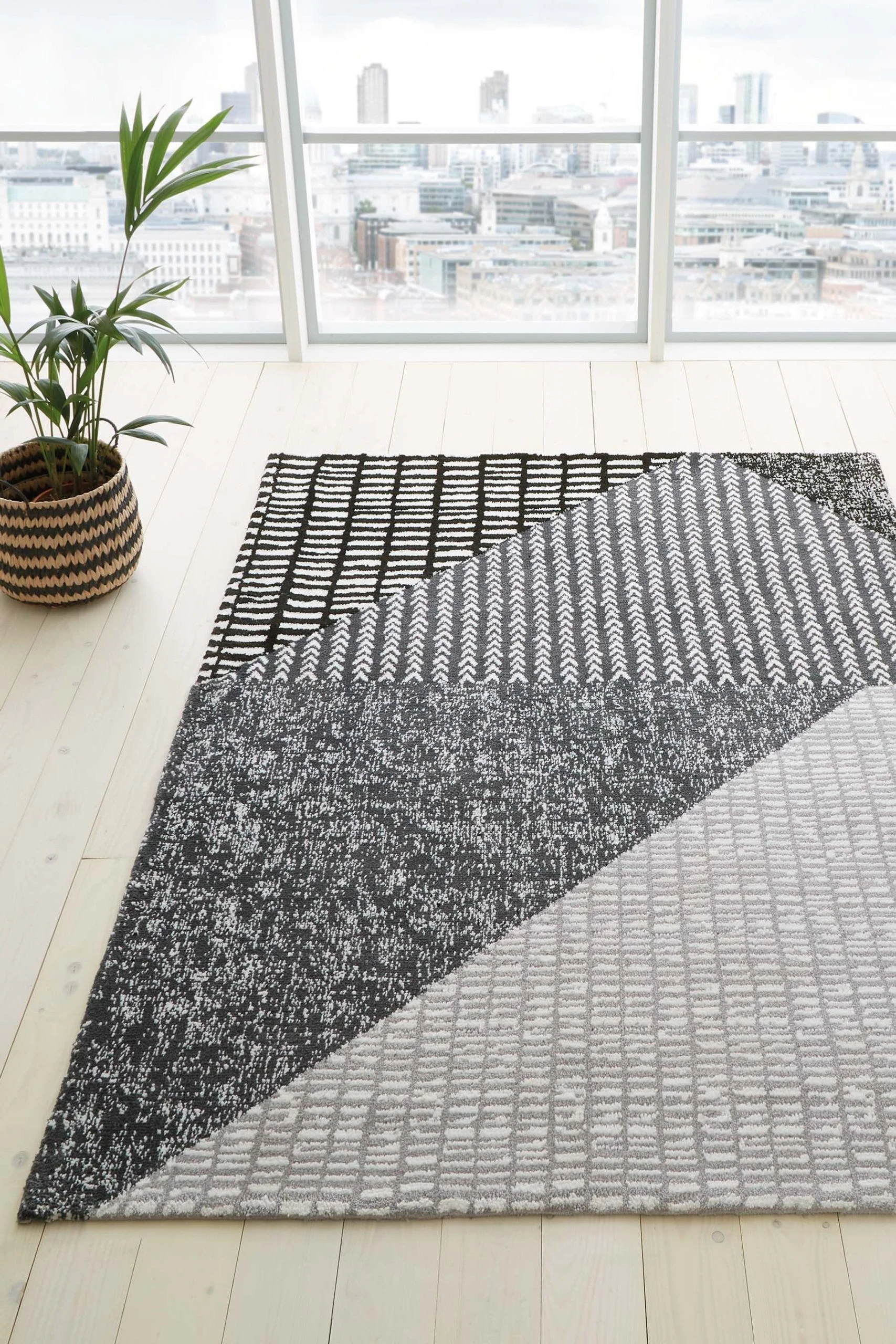 Catherine Lansfield Larsson Geo Woven Rug Catherine Lansfield Larsson Geo Woven Rug -Louis De Poortere Shop T34889s scaled