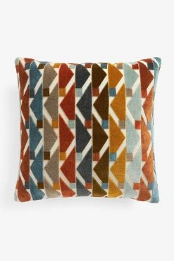 Next Geometric Cut Velvet Cushion 8 Next Geometric Cut Velvet Cushion -Louis De Poortere Shop T46 452s3