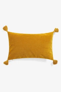Next Soft Velour Tassel Oblong Cushion -Louis De Poortere Shop T51 170s3